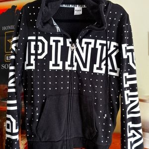 PINK BLING HOODIE
